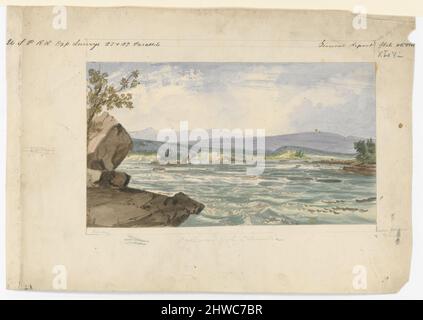 Kaskaden der Columbia. Künstler: John Mix Stanley, Amerikaner, 1814–1872 Stockfoto