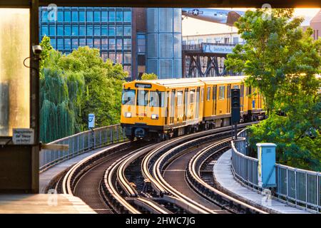 Berliner S-Bahn Möckernbrücke Stockfoto