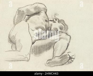 Studie für Prometheus, Rondel, Rotunda, Museum of Fine Arts Boston. Künstler: John Singer Sargent, Amerikaner, geboren Italien, 1856–1925, LL.D. 1916 Stockfoto