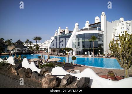 H10 timanfaya Palace Hotel playa blanca lanzarote kanarische Inseln spanien Stockfoto