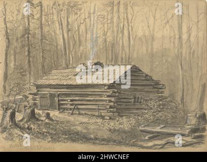 Hotel Conway am Schwarzen Wasser. Künstler: Alfred Wordsworth Thompson, Amerikaner, 1840–1896 Stockfoto