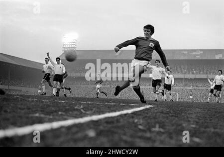 Derby gegen Nottingham Forest. Aktion aus dem Spiel. 1969 Z11534.-031. Dezember Stockfoto