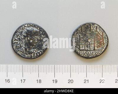 Münze von Macrianus aus Nicaea. Herrscher: Macrianus Münzstätte: Nicaea Künstler: Unbekannt Stockfoto
