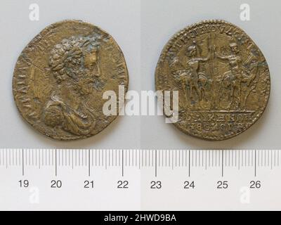 Münze von Cyzicus. Mint: Cyzicus Künstler: Unbekannt Honorand: Commodus, Kaiser von Rom, 161–192 n. Chr., regierte 180–92 Stockfoto