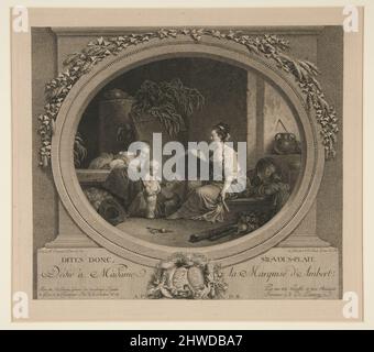 Dites Donc, S’il-vous-plait. Künstler: Nicolas Delaunay, französisch, 1739–1792After: Jean-Honoré Fragonard, französisch, 1732–1806 Stockfoto