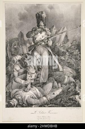 Le Soldat Francais. Künstler: Nicolas Toussaint Charlet, Französisch, 1792–1845 Stockfoto
