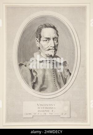 Vincenzo Gustiniani. Künstler: Claude Mellan, Französisch, 1598–1688 Stockfoto