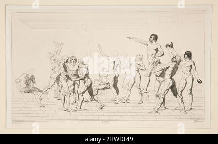 Das Gemälde des Eides des Tennishofs. Künstler: Jules David, französisch, 1808–1892After: Jacques-Louis David, französisch, 1748–1825 Stockfoto
