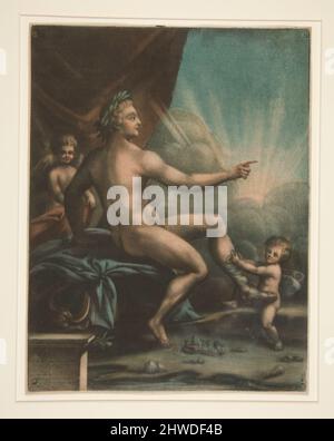 Apollon ou le levé du Soleil (Apollo oder der Sonnenaufgang). Künstler: Jacques Fabien Gautier Dagoty, Französisch, 1710–1781 Stockfoto