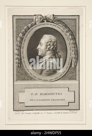 Jean François Marmontel (1723-1799). Künstler: N. Dupin Jr., Französisch, geboren 1753 Stockfoto