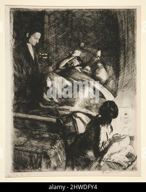 L’Accouchement (Geburt). Künstler: Albert Besnard, Französisch, 1849–1934 Stockfoto