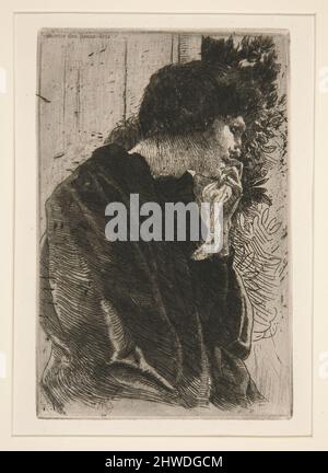 Tristesse (Traurigkeit). Künstler: Albert Besnard, Französisch, 1849–1934 Stockfoto