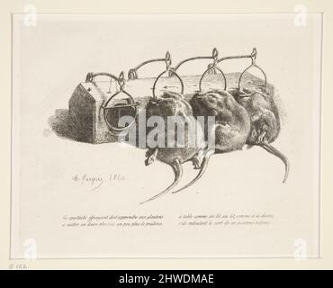 La Sousiciere. Künstler: Charles-Émile Jacque, Französisch, 1813–1894 Stockfoto