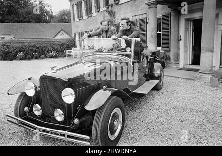 Das Bentley Car, das von Enthusiasten im Großraum von Britannien im Rahmen eines Bentley-Festtages im Oktober 1970 gefahren wird. Dies ist ein MK 6 Bentley Special. MK 6 Chassis und Fahrwerk mit einem leichten, einfachen Gehäuse, normalerweise nach Wahl des Besitzers. Bild aufgenommen von The Reading Post. Oktober 1970. Kein tatsächliches Datum im Oktober im Tagebuch der Lesepost angegeben Stockfoto