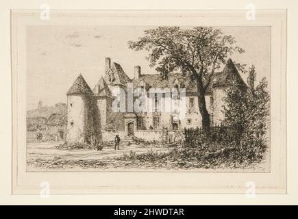 Chateau Anonyme. Künstler: Maxime Lalanne, Französisch, 1827–1886 Stockfoto