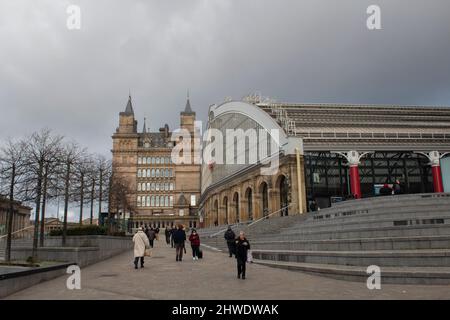 Liverpool Lime Street Bahnhof, England Großbritannien Stockfoto