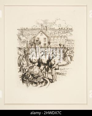 Suburban Park. Künstler: Auguste Lepère, Französisch, 1849–1918 Stockfoto