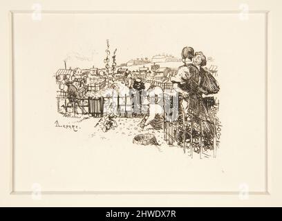 Gartenarbeit. Künstler: Auguste Lepère, Französisch, 1849–1918 Stockfoto