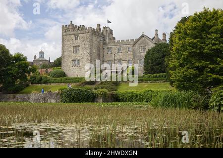 Sizergh Castle und Gärten Besucherattraktion in Cumbria in der Nähe des English Lake District Stockfoto