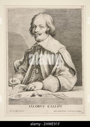 Jacques Callot. Stecher: Lucas Vorsterman der Ältere, Flämisch, 1595–1675After: Anthony van Dyck, Flämisch, 1599–1641 Stockfoto