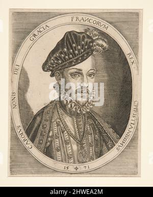 Charles IX. Künstler: Abraham de Bruyn, Flämisch, 1540–1587 Stockfoto