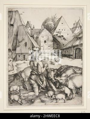 Der Verlorene Sohn. Künstler: Albrecht Dürer, Deutsch, 1471–1528 Stockfoto