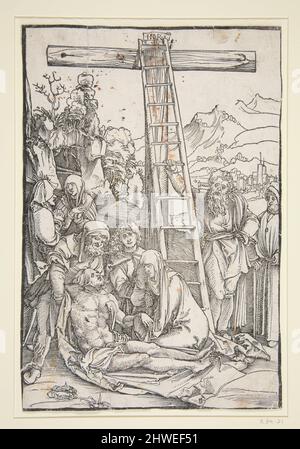 Klage über Christus (aus dem Leiden Christi). Künstler: Hans Leonard Schaufelein, Deutsch, 1480–1538 Stockfoto