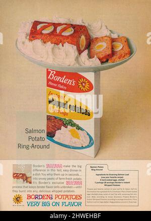 Werbespot des Magazins „Good Housekeeping“ vom März 1962, USA Stockfoto