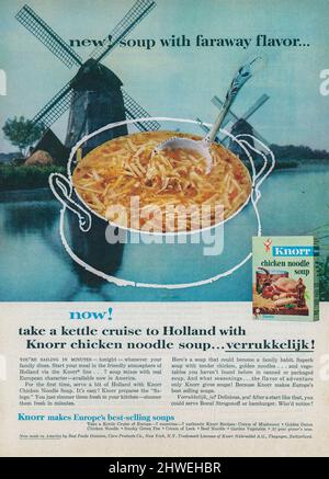 Werbespot des Magazins „Good Housekeeping“ vom März 1962, USA Stockfoto