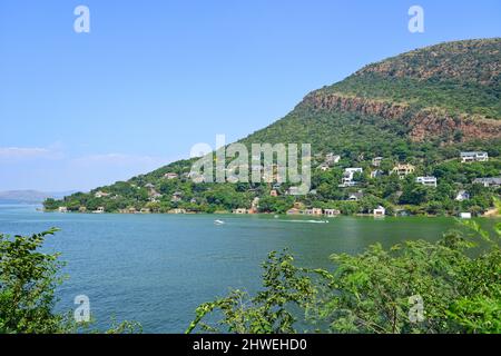 Hartbeespoort Dam See, Hartbeespoort, North West Province, Südafrika Stockfoto