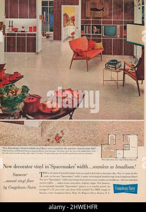 Werbespot des Magazins „Good Housekeeping“ vom März 1962, USA Stockfoto