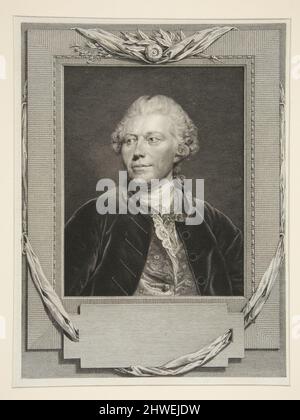 J.C. Wille. Künstler: Johann Gotthard von Müller, Deutsch, 1747–1830 Stockfoto