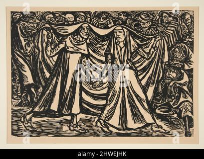 Totentanz II. Künstler: Ernst Barlach, Deutsch, 1870–1938 Stockfoto