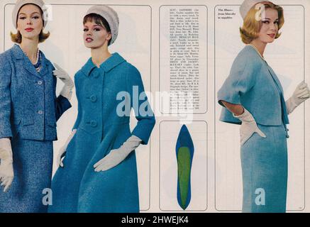 Werbespot des Magazins „Good Housekeeping“ vom März 1962, USA Stockfoto