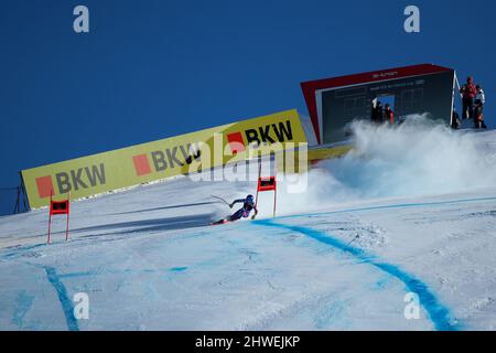 Lenzerheide - Canton Grigioni, Lenzerheide, Italien, 05. März 2022, Tessa Worley (FRA) während des FIS Ski World Cup 2022 - Damen Super G - alpines Skirennen Stockfoto