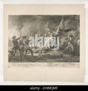 Der Tod von General Montgomery in Quebec (La Mort du General Montgomery devant Quebec). Künstler: Christian Wilhelm Ketterlinus, deutsch, 1766–1803After: John Trumbull, Amerikaner, 1756–1843 Stockfoto