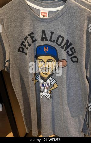 Major League Baseballflagship Store im Rockefeller Center, New York City, USA Stockfoto