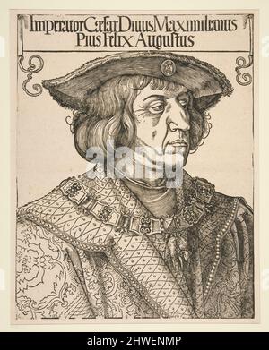 Kaiser Maximilian. Künstler: Unbekannt Nach: Albrecht Dürer, Deutsch, 1471–1528 Stockfoto