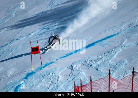 Lenzerheide - Canton Grigioni, Lenzerheide, Italien, 05. März 2022, Ragnhild Mowinckel (NOR) während des FIS Ski World Cup 2022 - Damen Super G - alpines Skirennen Stockfoto