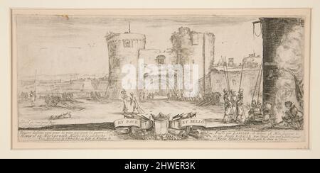 Et Pace et Bello. Künstler: Stefano Della Bella, Italienisch, 1610–1664 Stockfoto
