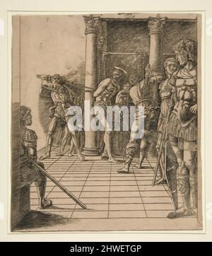 Die Geißelung Christi. Danach: Andrea Mantegna, Italiener, ca. 1431–1506 Stockfoto