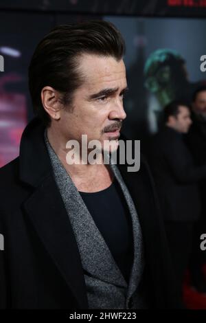 01. März 2022 - New York, New York - Colin Farrell. â € œThe Batmanâ € Weltpremiere im Josie Robertson Plaza, Lincoln Center. (Bild: © J. Lingo/AdMedia über ZUMA Press Wire) Stockfoto