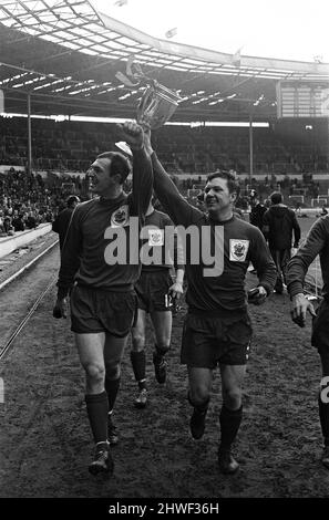 North Shields gegen Sutton FA Amateur Cup in Wembley. 12.. April 1969. Stockfoto