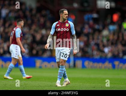 Birmingham, Großbritannien. 5.. März 2022 ; Villa Park, Birmingham, Midlands, England; Premier League Football, Aston Villa versus Southampton; Danny ings of Aston Villa Credit: Action Plus Sports Images/Alamy Live News Stockfoto