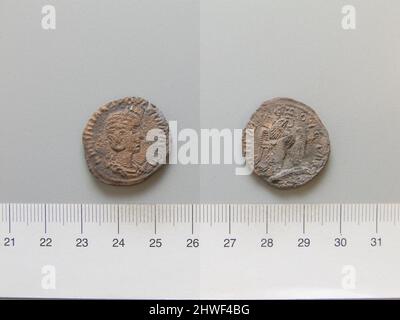 Tetradrachme von Herennia Etruscilla, Ehefrau von Trajan Decius, Kaiser aus Antiochien. Herrscher: Herennia Etruscilla, Kaiserin von Rom, gestorben 251 Münzstätte: Antioch Künstler: Unbekannt Stockfoto