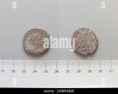 Tetradrachme von Herennia Etruscilla, Ehefrau von Trajan Decius, Kaiser aus Antiochien. Herrscher: Herennia Etruscilla, Kaiserin von Rom, gestorben 251 Münzstätte: Antioch Künstler: Unbekannt Stockfoto