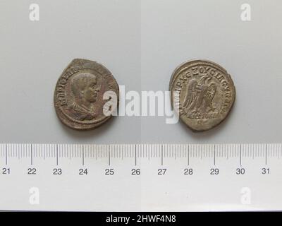 Tetradrachme von Philipp II. Aus Antiochien. Herrscher: Philipp II., Kaiser von Rom, 238–249, regierte 247–49 Münzstätte: Antioch Künstler: Unbekannt Stockfoto