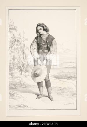 Mlle. Willmen. Künstler: Paul Gavarni, Französisch, 1804–1866 Stockfoto