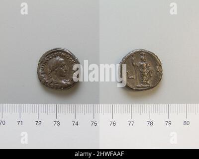 Tetradrachme von Maximinus I., Kaiser von Rom aus Alexandria. Herrscher: Maximinus I., Kaiser von Rom, ca. 173–238 n. Chr., regiert 235–38 Münzstätte: Alexandria Künstler: Unbekannt Stockfoto