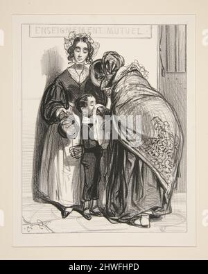Souffle! Künstler: Paul Gavarni, Französisch, 1804–1866 Stockfoto